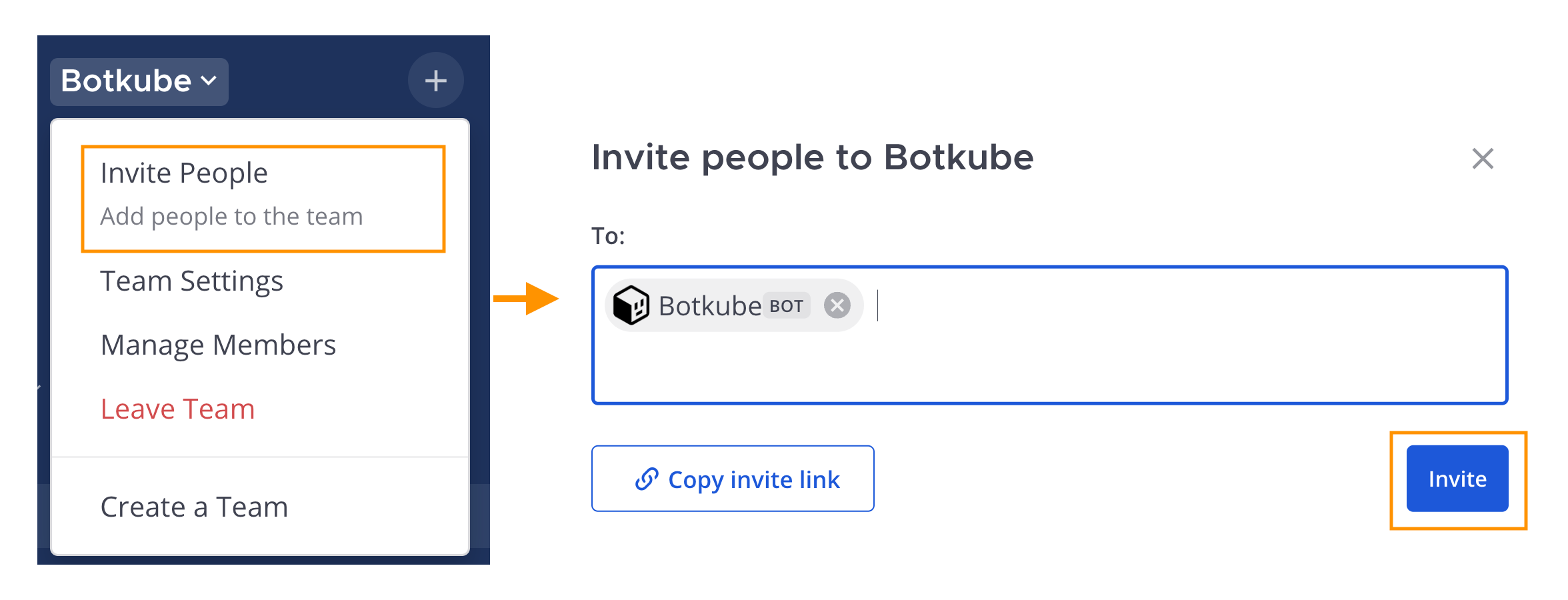 Invite Bot Account